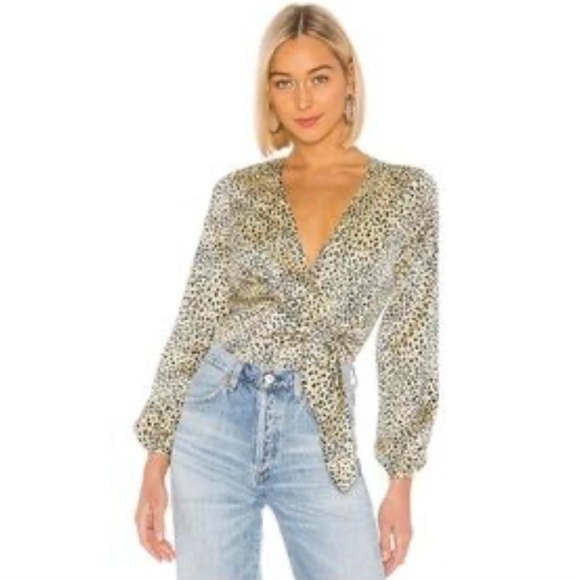 Lovers + Friends V-Neck Animal Print Bodysuit Size L - Picture 2 of 5